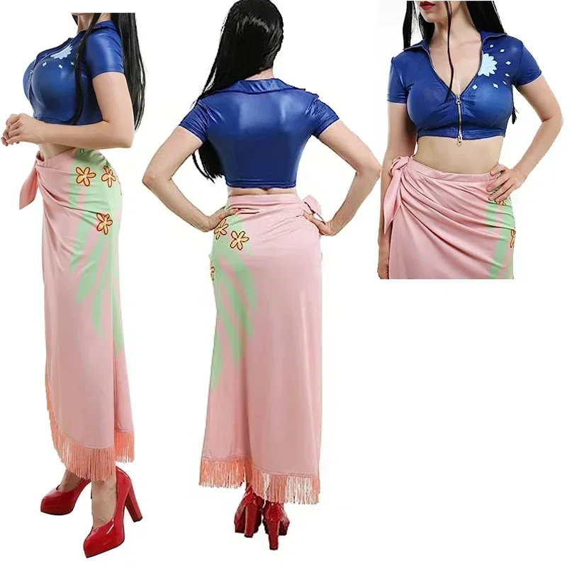 Anime Cosplay Nico Robin - Fantasia de cosplay de nico robin,