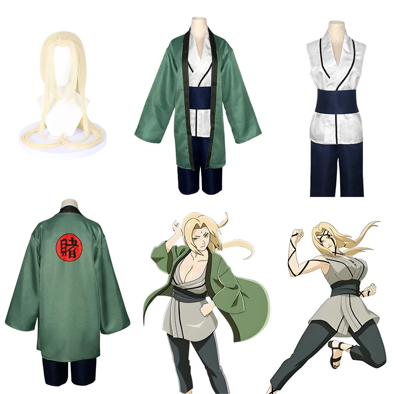 Anime Cosplay Kimono - Tsunade cosplay traje anime dos desenhos