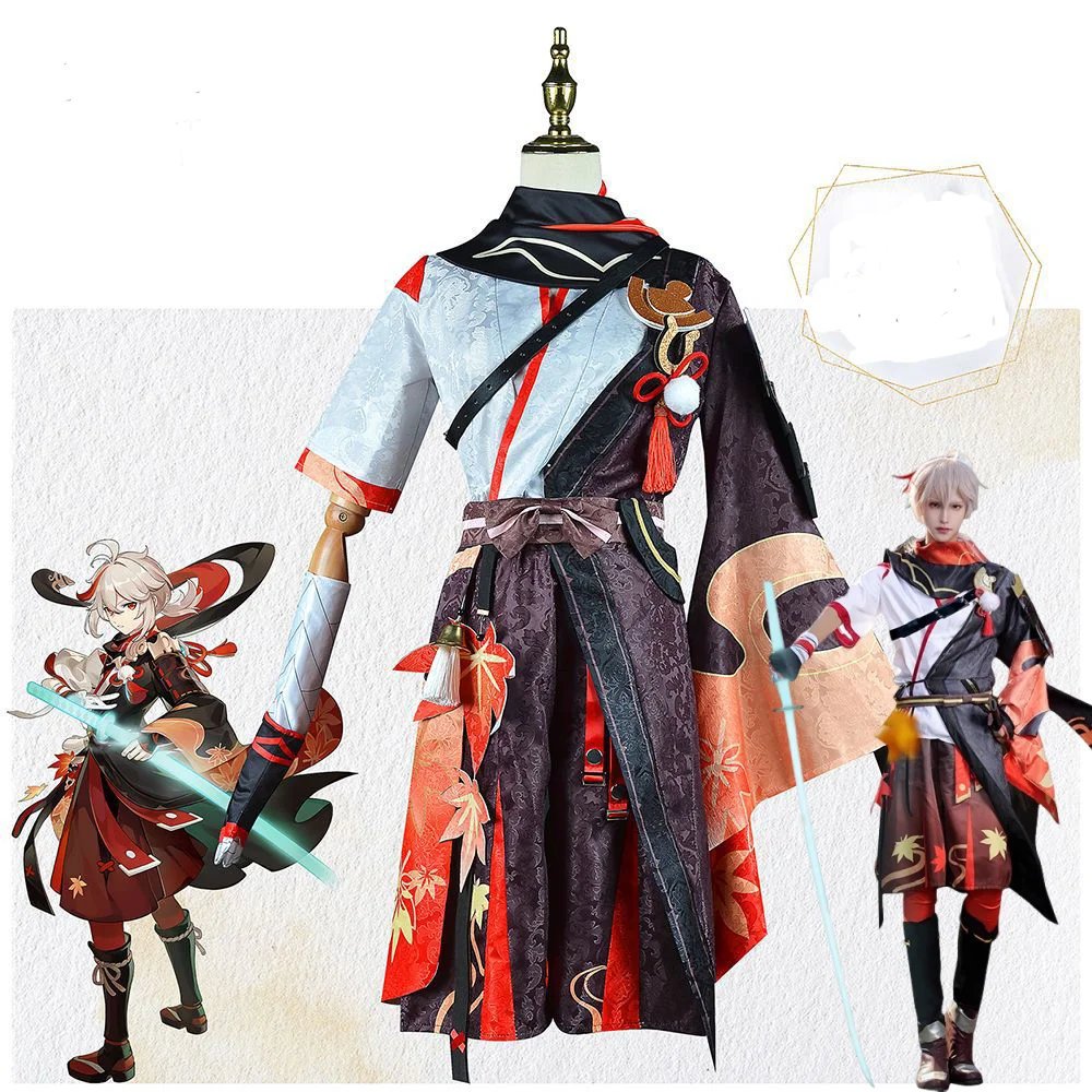 Anime Cosplay Kimono - Fantasia de Cosplay do Personagem Kaedehara