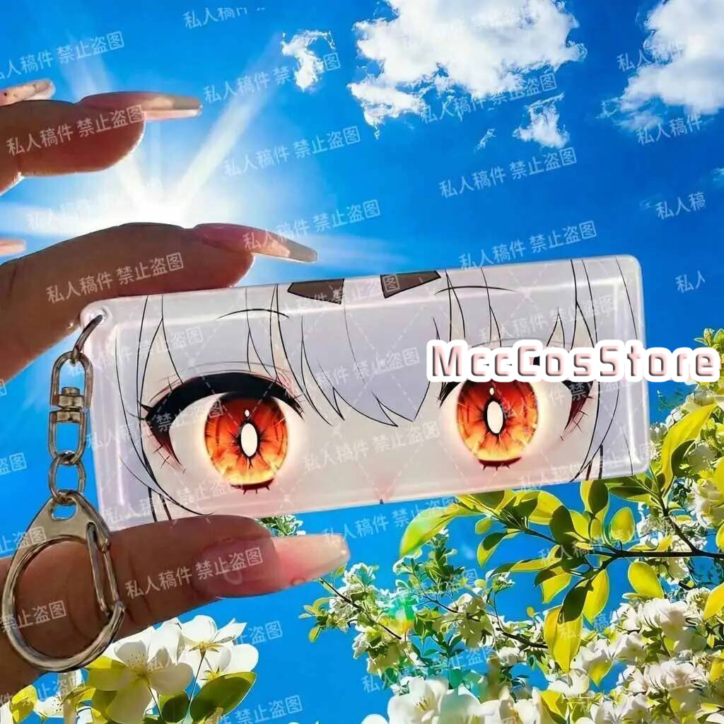 Anime Cosplay Eyes - Novo Chaveiro de Acrílico 8cm Azur