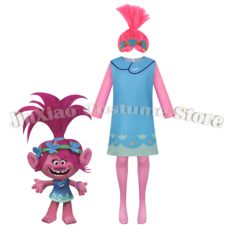 Anime Cosplay Kid - Fantasia de Princesa Mágica Poppy para