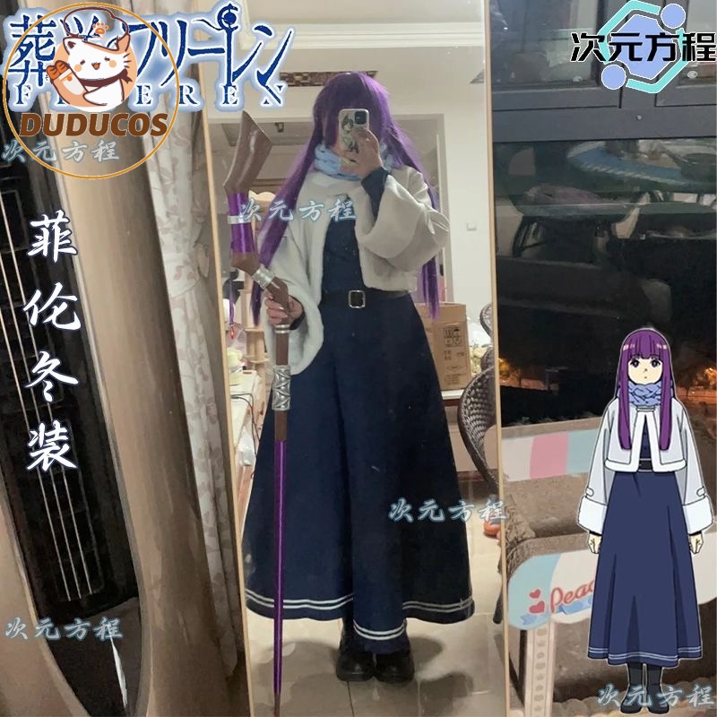 Anime Cosplay Plus Size - EM ESTOQUE Fantasia de Cosplay Fern