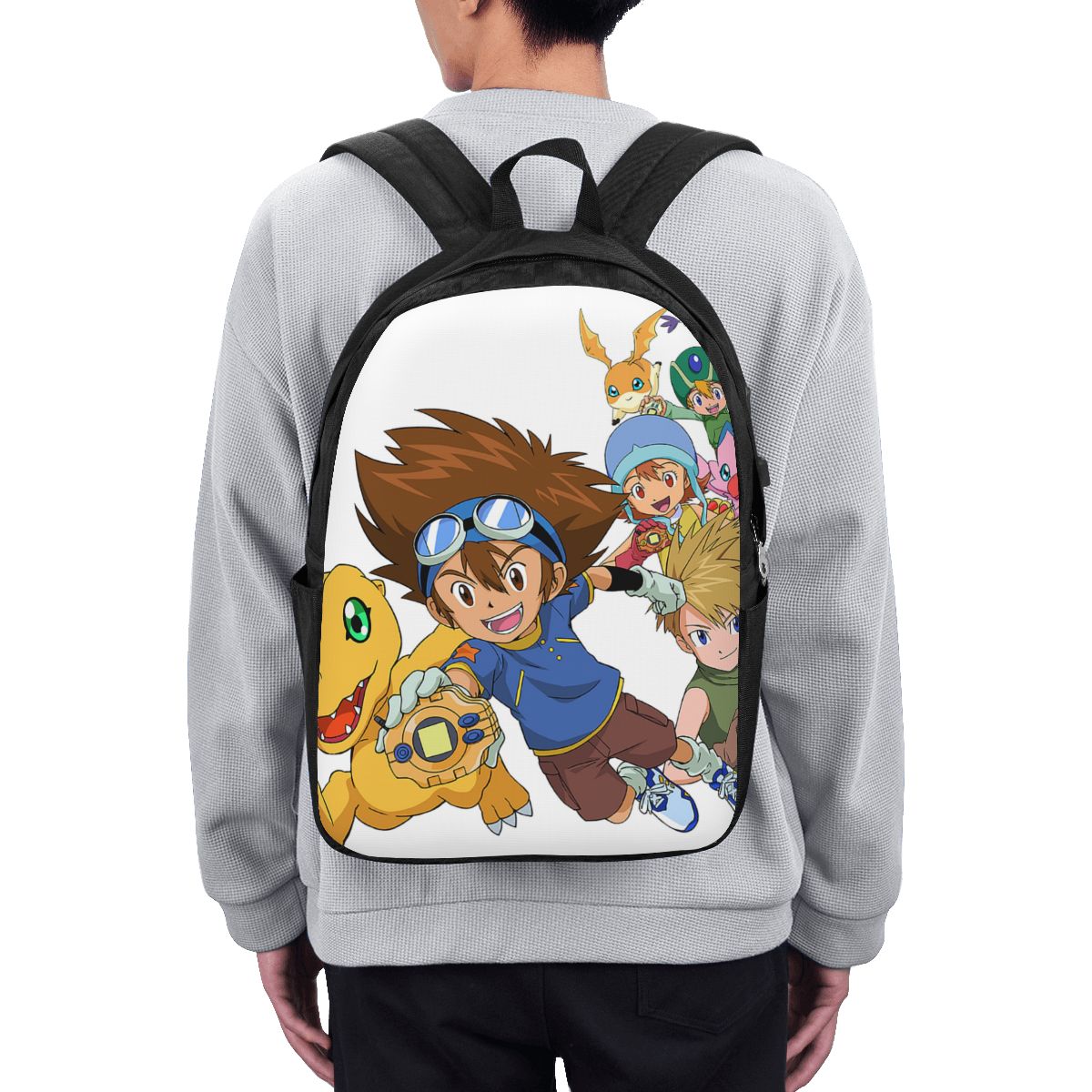 Anime & Cosplay Expo Acx 2025 - Mochila de Viagem Anime Digimon Cartoon
