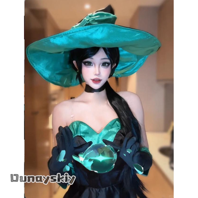 Anime Cosplay Nurse - CR6.23*Novo Vestido Longo de Halloween Valorant