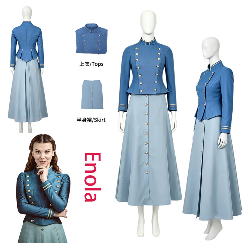 Anime Cosplay Women - Fantasia de Cosplay Enola Holmes para