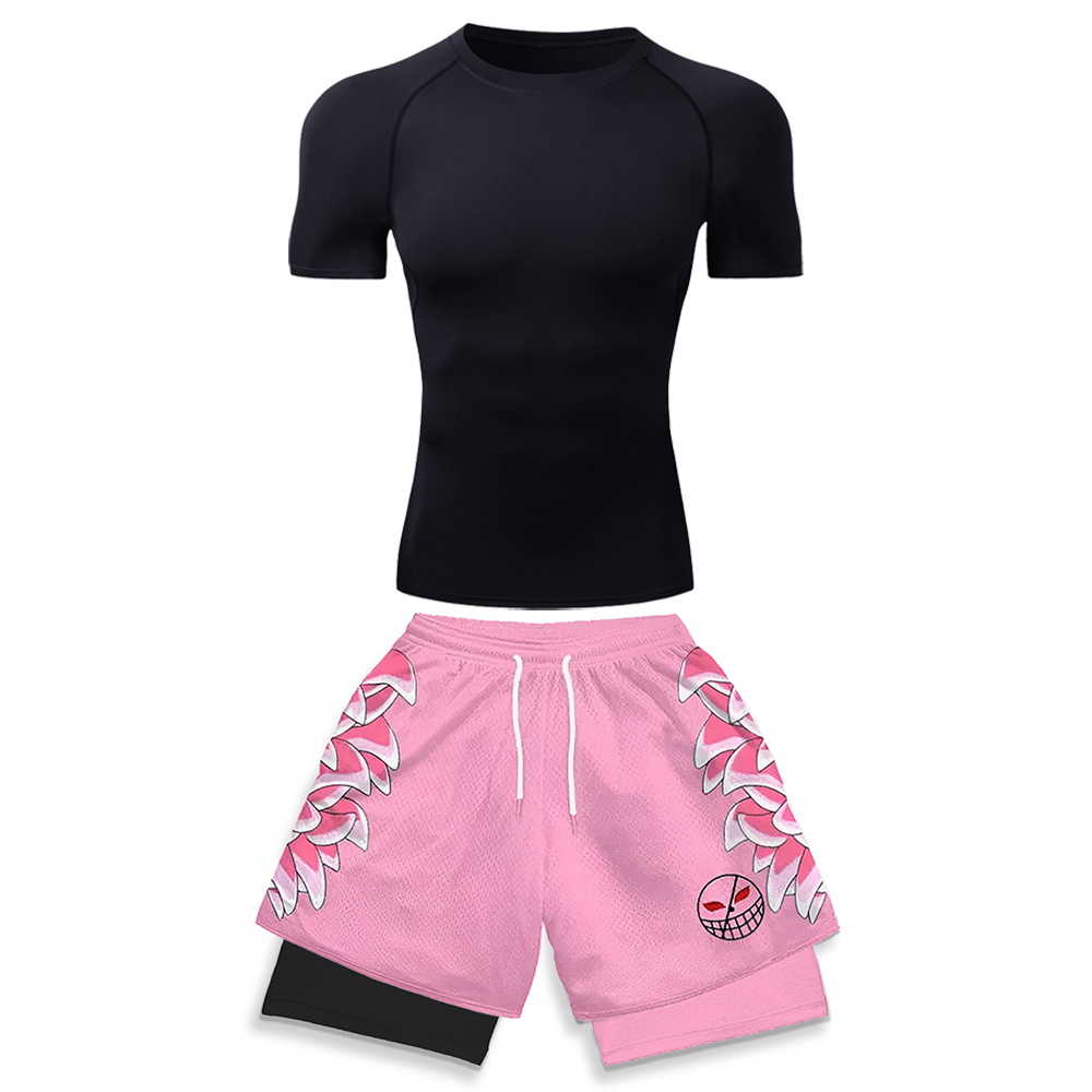Anime & Cosplay Expo Acx 2025 - Roupa de Treino de Alta Elasticidade