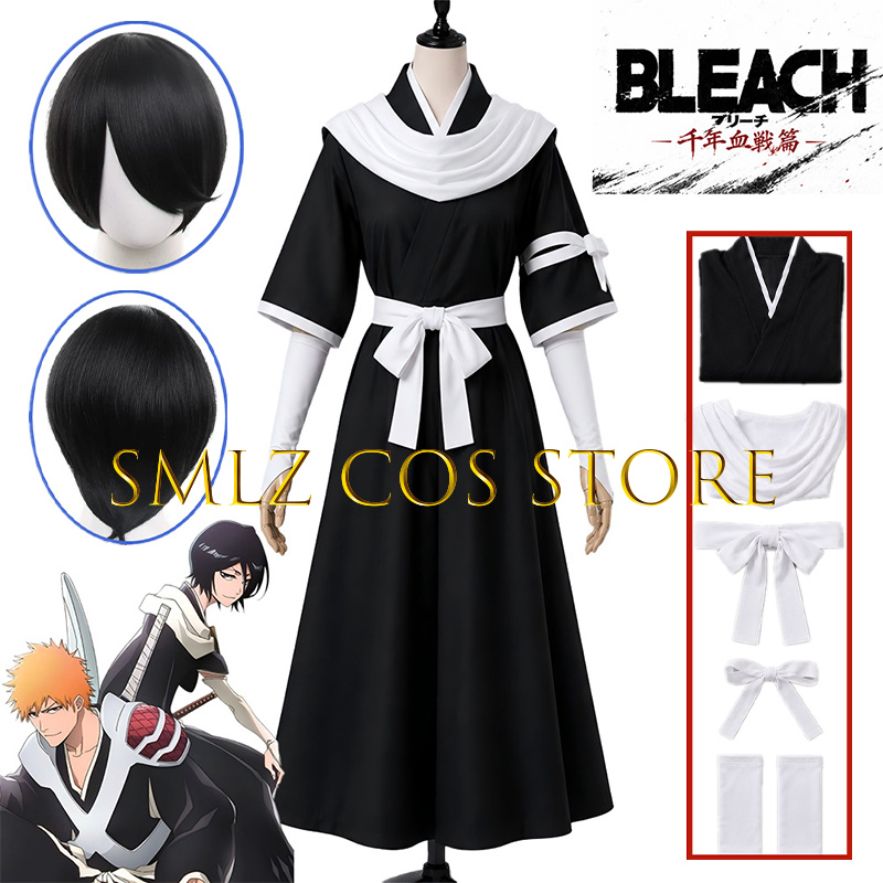 Anime Cosplay Kimono - 2026 TYBW Rukia Cosplay Kuchiki Fantasia