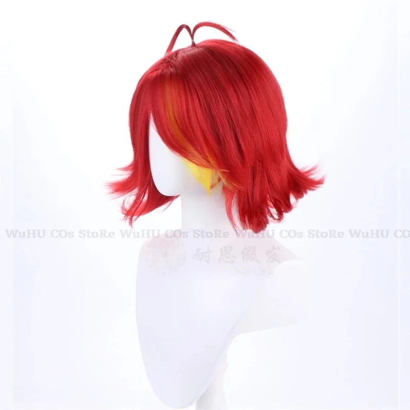 Anime Cosplay Red Hair - Peruca Cos Niffty 2025 Hasbin, Peruca