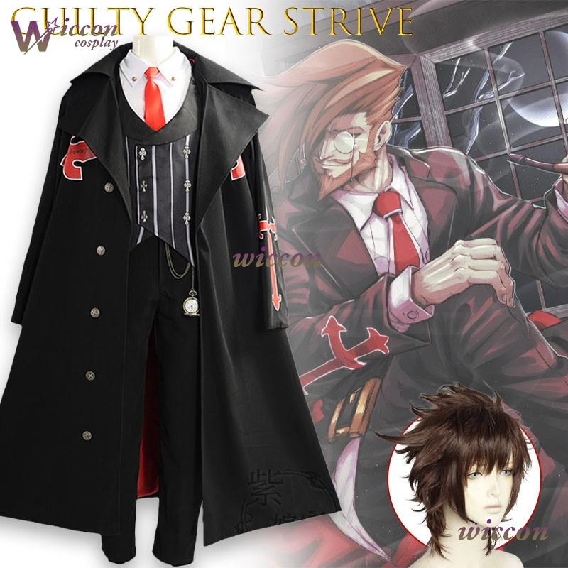 Guilty Gear Strive: Traje de C - Anime Cosplay Plus Size avaliação e preço