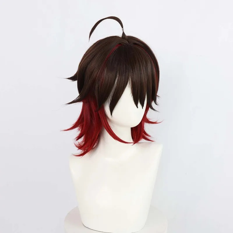 Peruca Sintética Resistente ao - Anime Cosplay Red Hair avaliação e preço