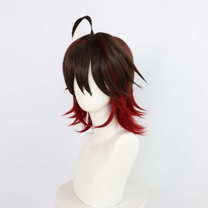 Peruca Sintética Resistente ao - Anime Cosplay Red Hair avaliação e preço