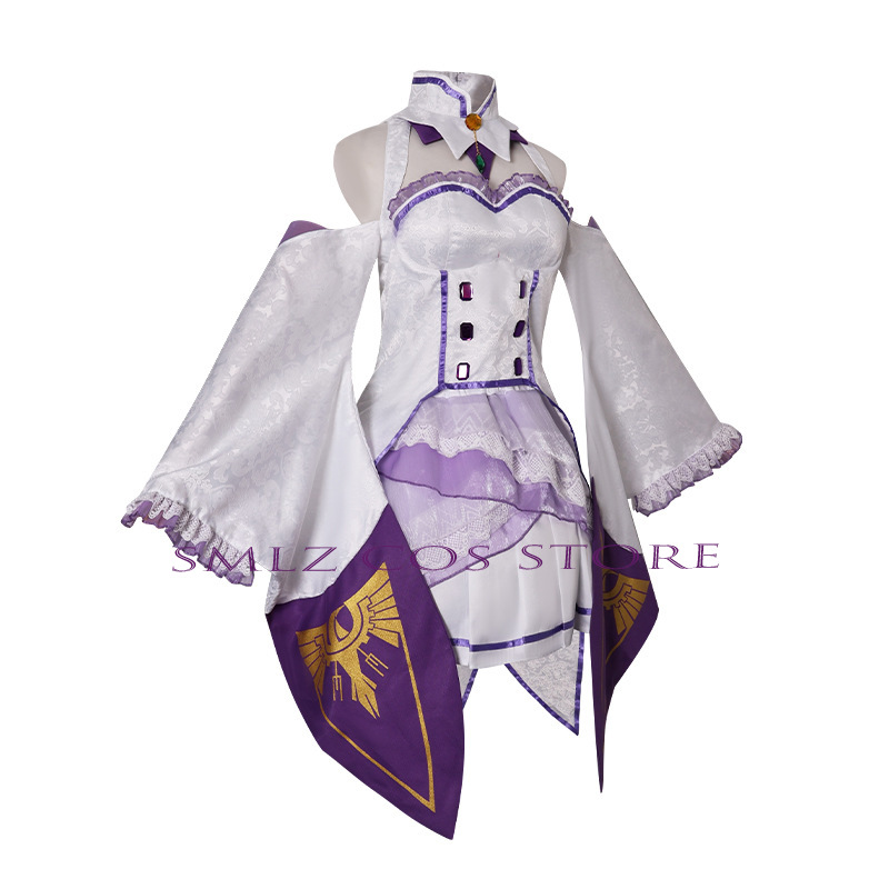 Fantasia de Cosplay Emilia do  - Anime Cosplay Women avaliação e preço