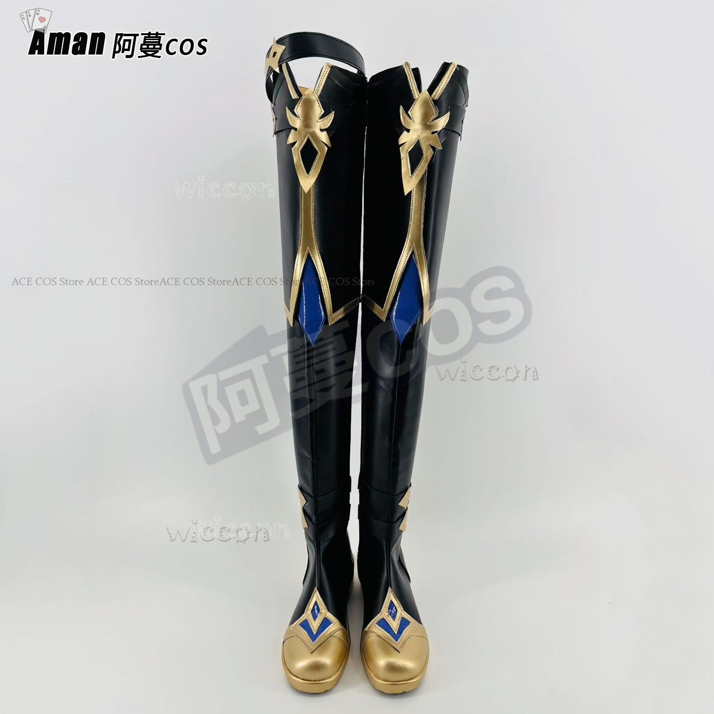 Botas de cano alto Genshin Imp - Anime Cosplay Plus Size avaliação e preço