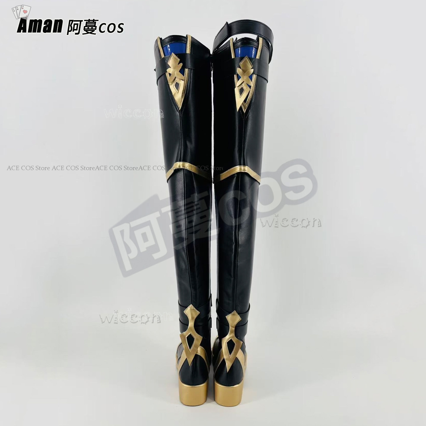 Botas de cano alto Genshin Imp - Anime Cosplay Plus Size avaliação e preço
