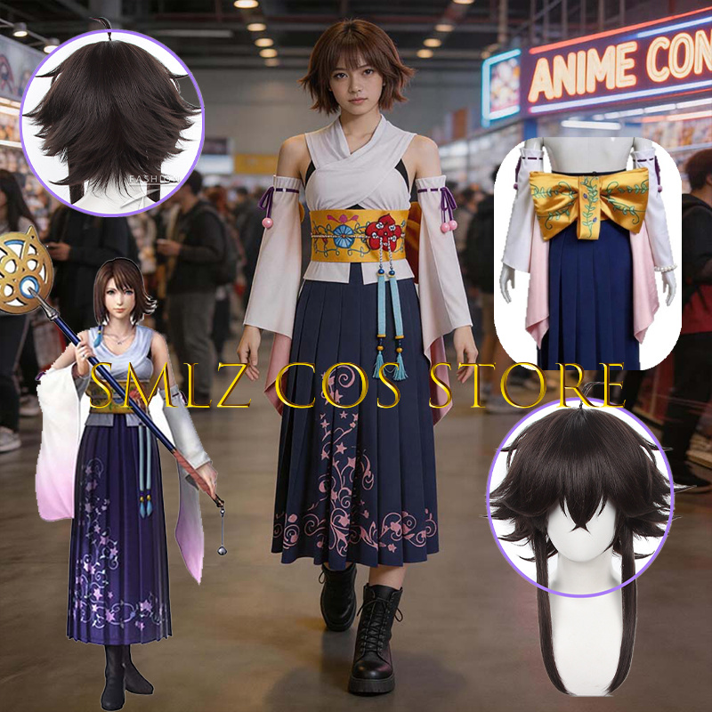 Fantasia Cosplay Yuna FF10 X S - Anime Cosplay Women avaliação e preço