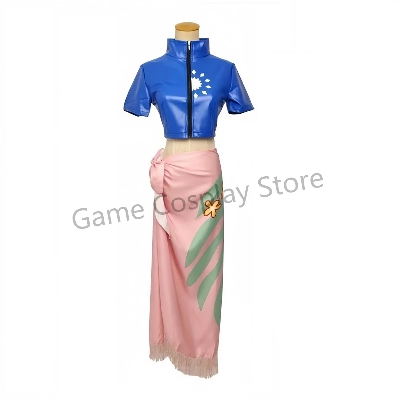Nico robin cosplay traje vesti - Anime Cosplay Nico Robin avaliação e preço