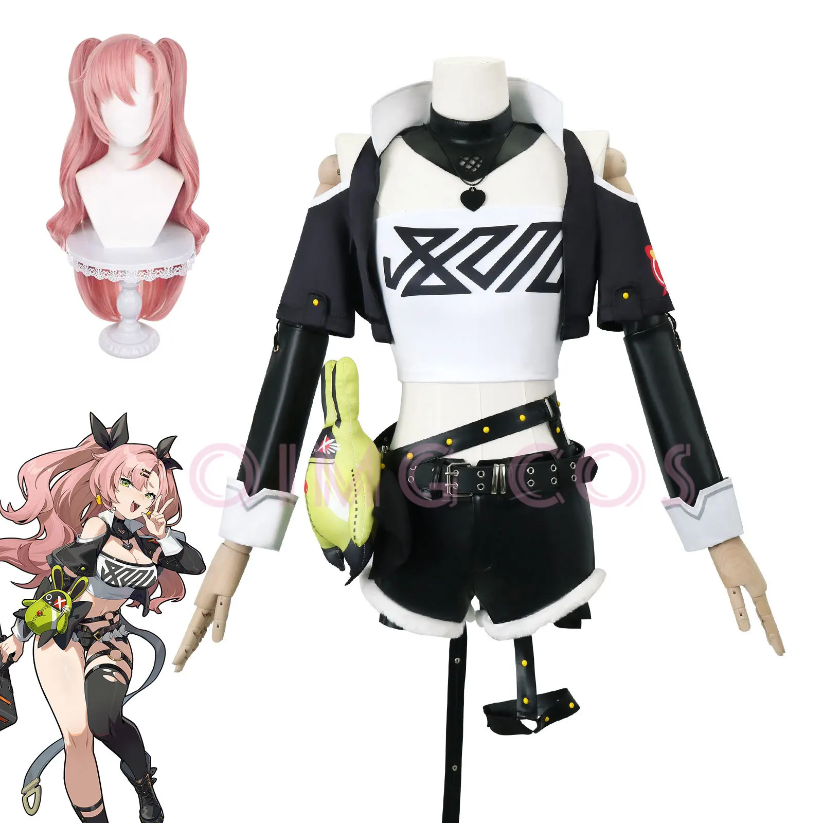 Fantasia de Cosplay Nicole Dem - Anime Cosplay Women avaliação e preço