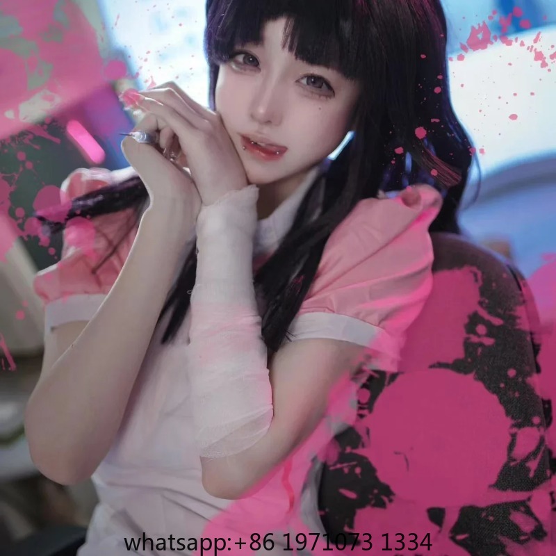 Fantasia de Cosplay Danganronp - Anime Cosplay Nurse avaliação e preço