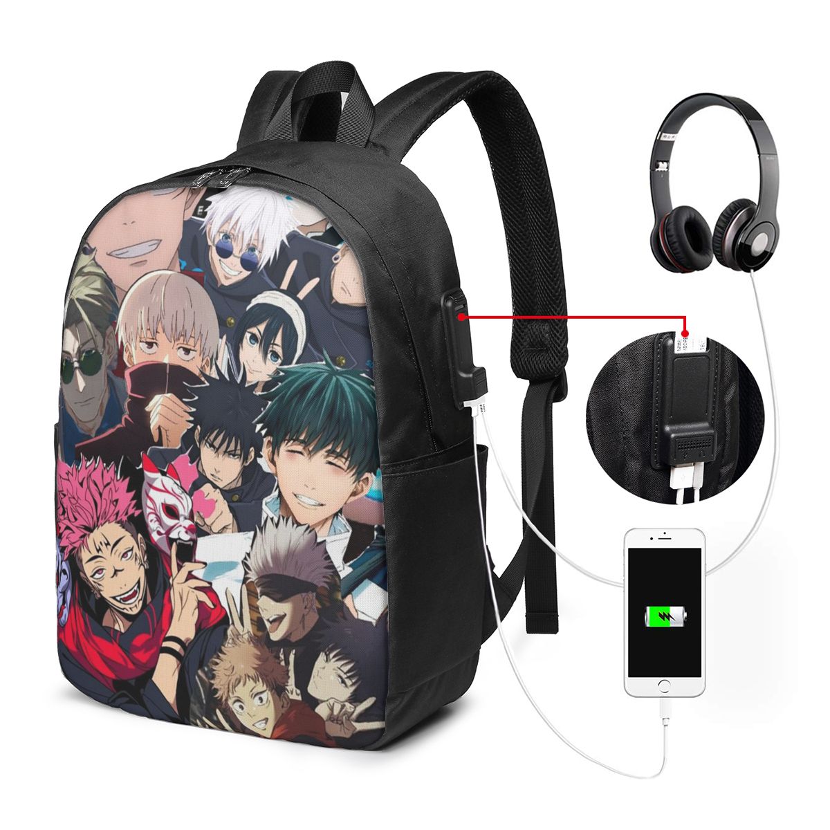 Mochila de Anime Megumi Besto  - Anime & Cosplay Expo Acx 2025 avaliação e preço