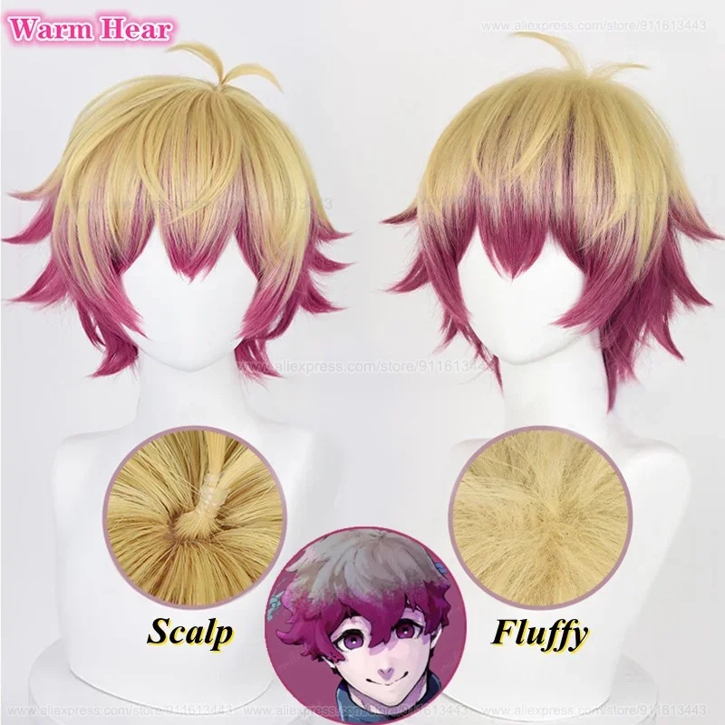 Peruca Sintética Curta Alexis  - Anime Cosplay Red Hair avaliação e preço