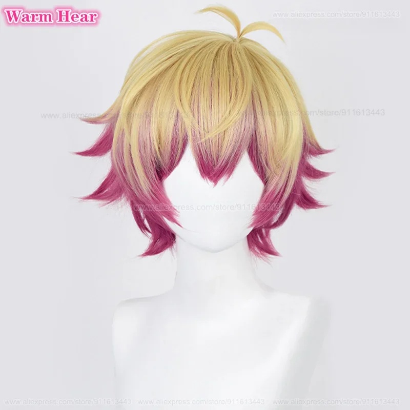 Peruca Sintética Curta Alexis  - Anime Cosplay Red Hair avaliação e preço