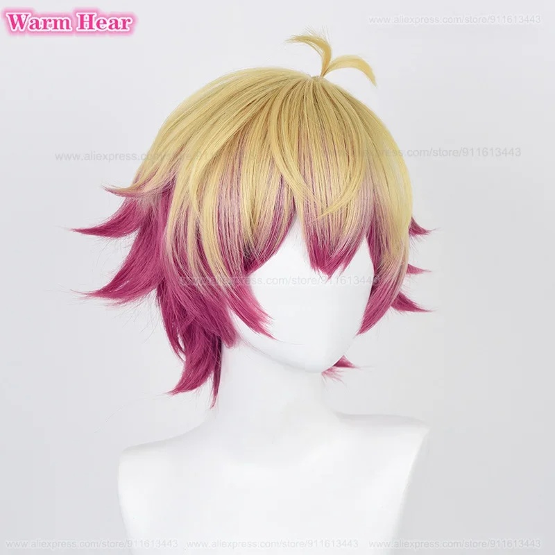 Peruca Sintética Curta Alexis  - Anime Cosplay Red Hair avaliação e preço