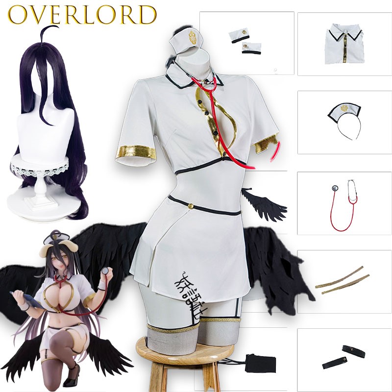 Fantasia de Cosplay OVERLORD A - Anime Cosplay Nurse avaliação e preço