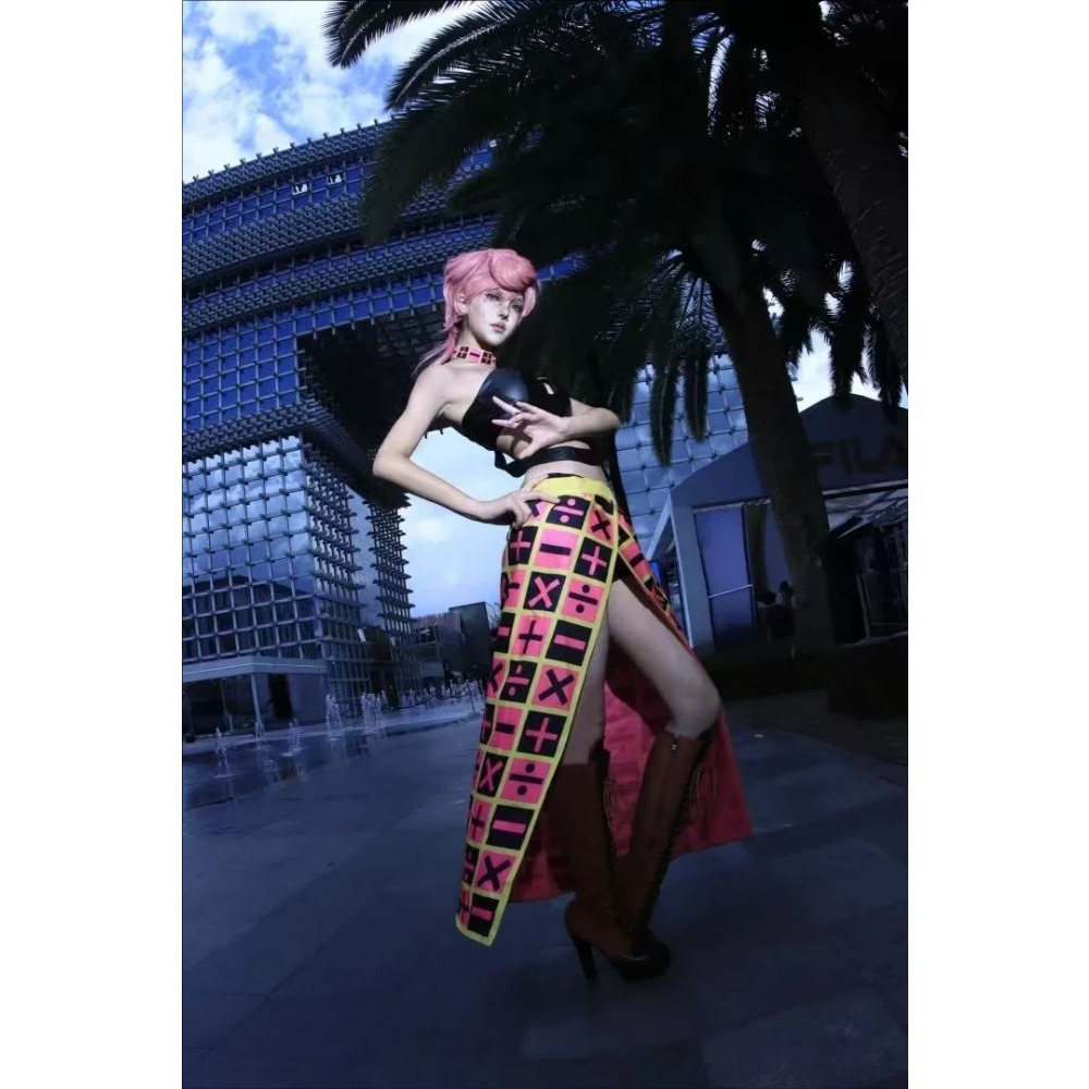 Peruca de Cosplay da Trish Una - Anime Cosplay Photoshoot avaliação e preço