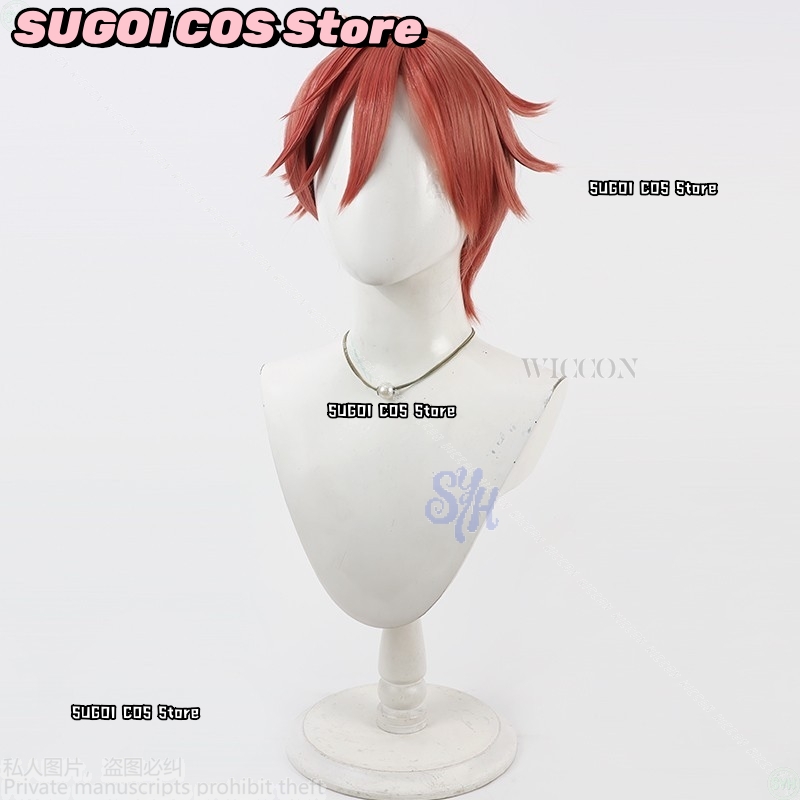 {SUGOI COS} Anime Tougen Anki  - Anime Cosplay Red Hair avaliação e preço